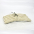 Soft Fabric Swatch Hangers Cotton Fabric Sample Hanger Display Padded Satin Clothes Hangers